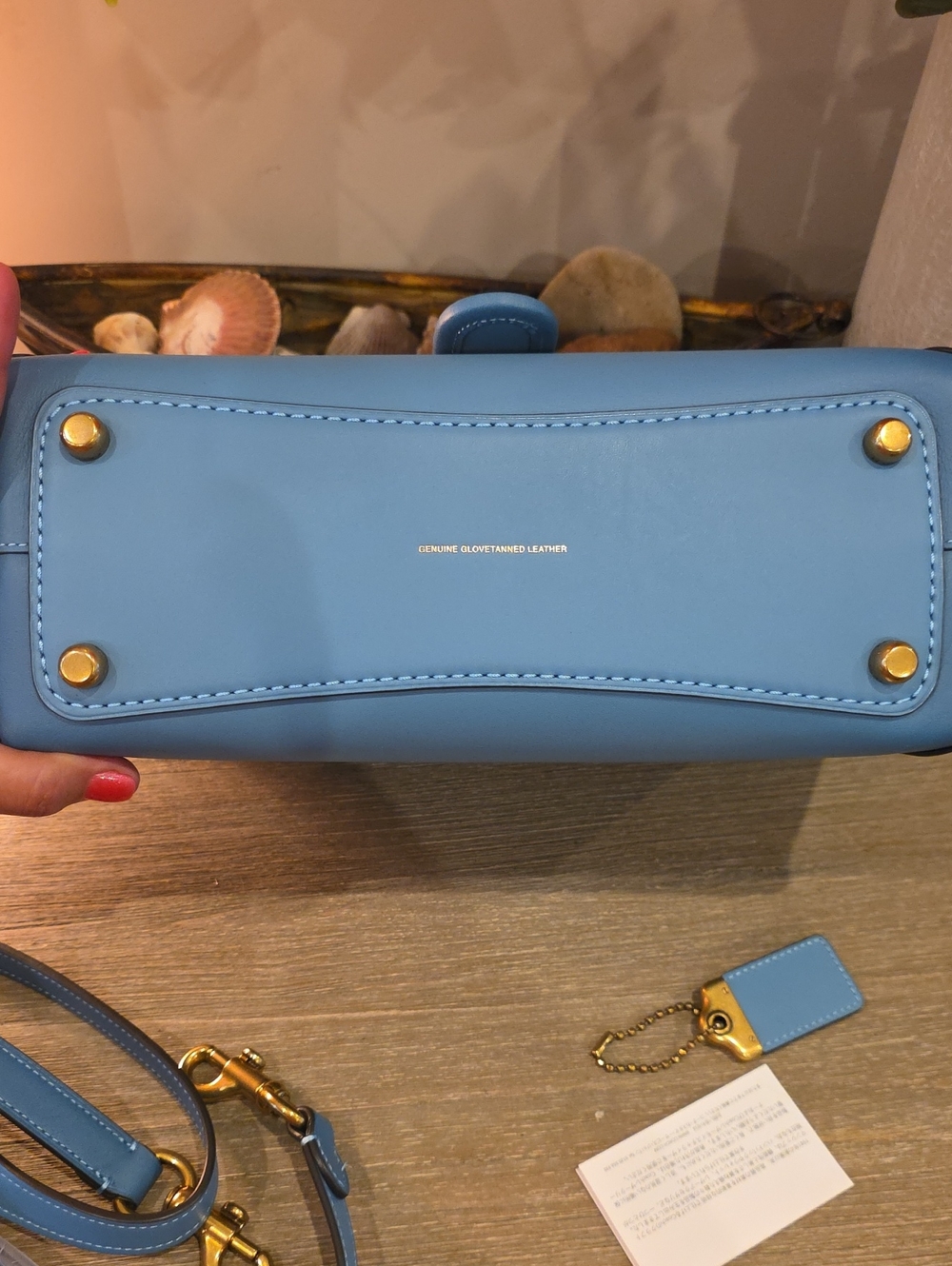 Coach 1941 Pacific Blue Courier NWT - Picture 15 of 15